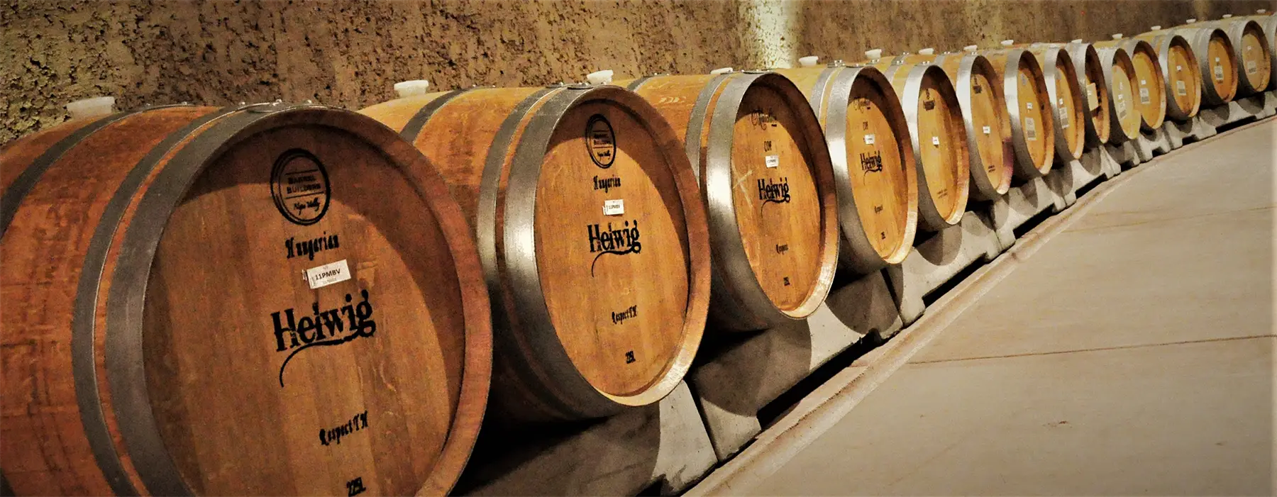 Barrels in Helwig cave